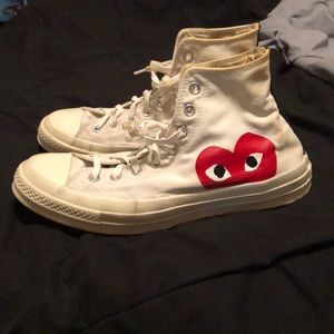 Comme Des Garçons X Converse Play high tops